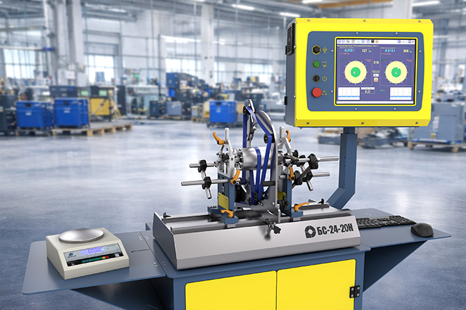 Elektr motorlari uchun balanslash stanogi BS-24-20H Elektr motorlari uchun balanslash stanogi BS-24-20H