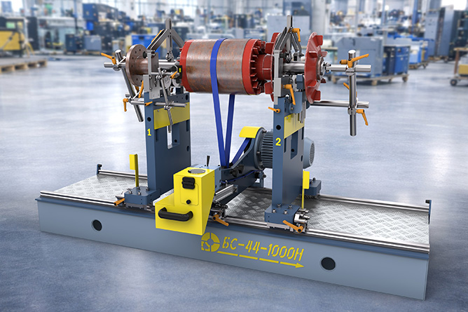 Elektr motorlari uchun balanslash stanogi BS-44-1000H Elektr motorlari uchun balanslash stanogi BS-44-1000H