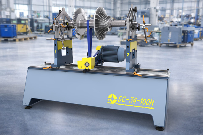 Turbinalar uchun balanslash stanogi BS-34-100H
