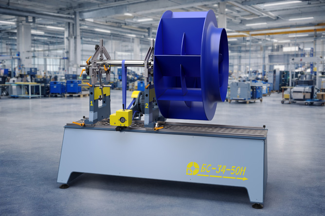 Ventilyatorlar uchun balanslash stanogi BS-34-50H Ventilyatorlar uchun balanslash stanogi BS-34-50H